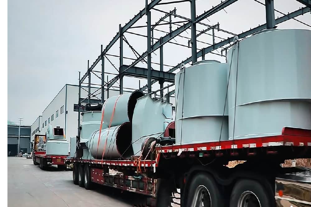 砂粉一體機三車聯(lián)運發(fā)往廣東